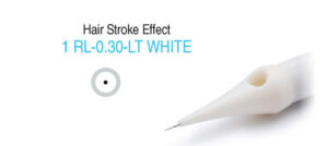 Hair Stroke Effect 1 RL 0.30 LT White Needles