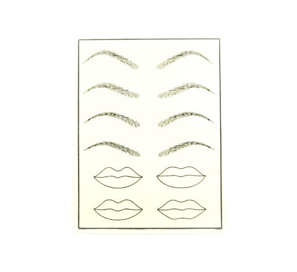 Eyebrows and Lips Practice Pad