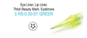 Eye Liner, Lip Liner, Thick Beauty Mark.Eyebrows 5 RS 0.30 ST Green